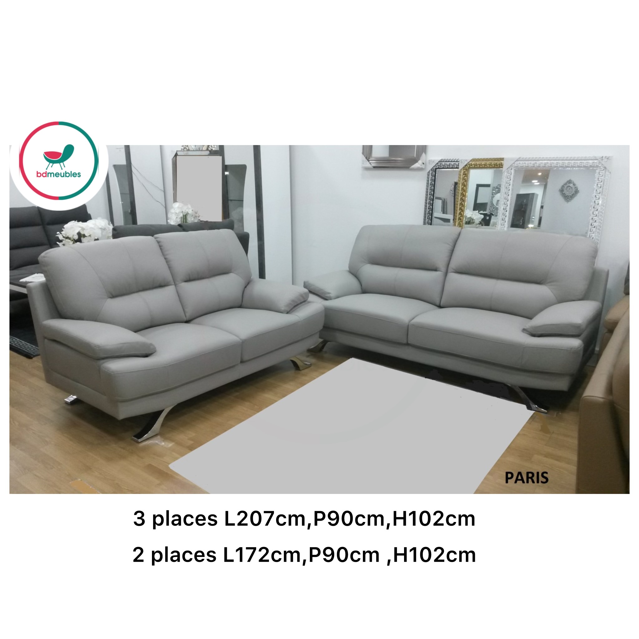 Canape 3 2 Cuir Conforamanull